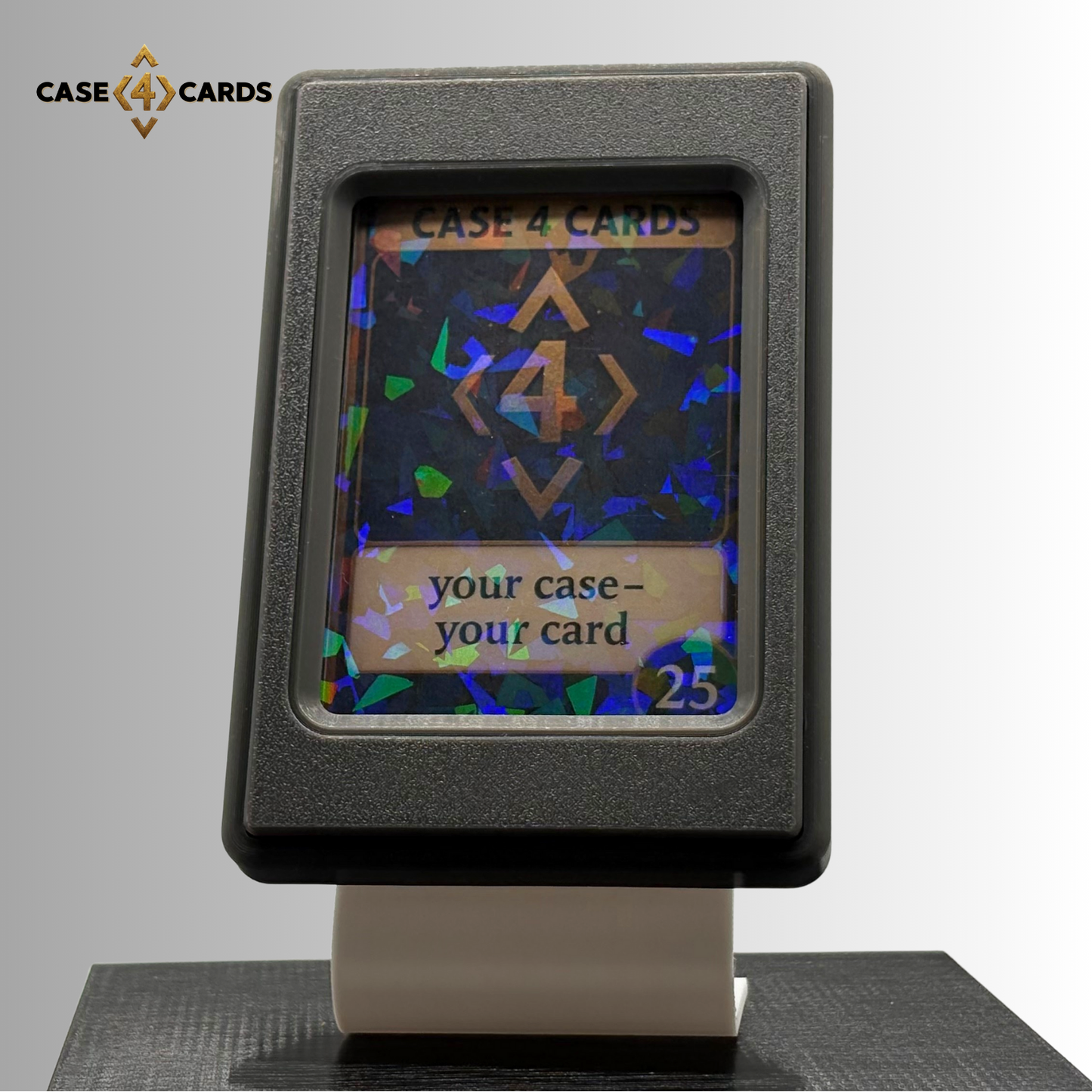 Case4Cards - Trading Card Case - Grau