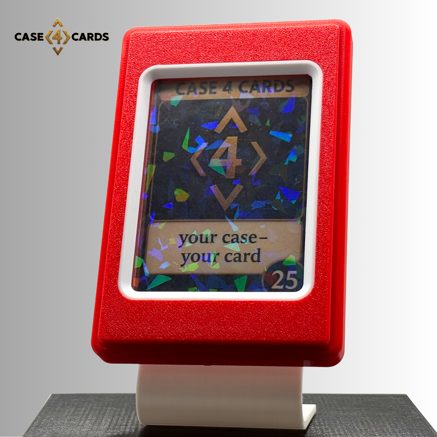 Case4Cards - Trading Card Case - Rot/Weiß