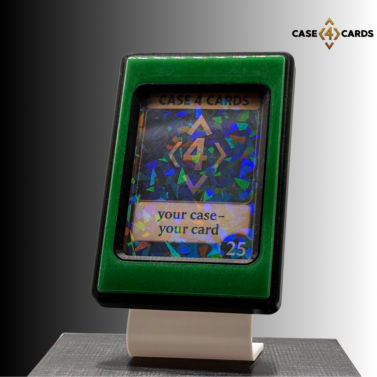 Case4Cards Premium - Trading Card Case - Schwarz/Grün/Schwarz
