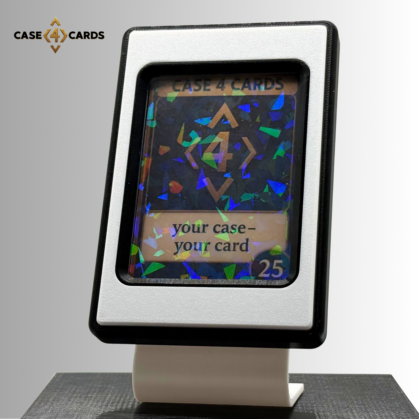 Case4Cards - Trading Card Case - Schwarz/Weiß/Schwarz