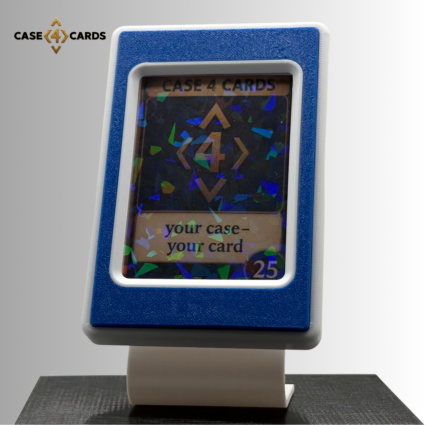 Case4Cards - Trading Card Case - Weiß/Blau/Weiß