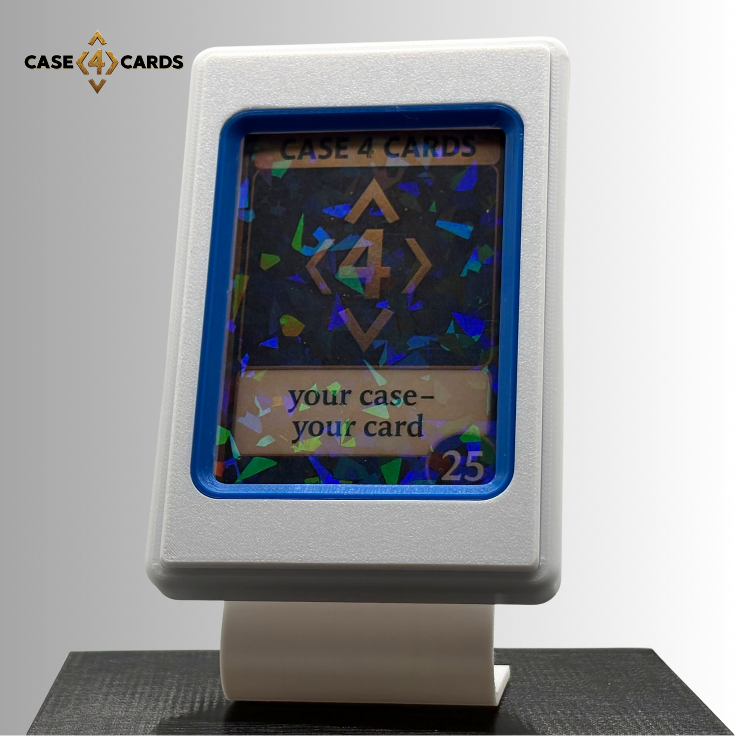 Case4Cards - Trading Card Case - Weiß/Blau