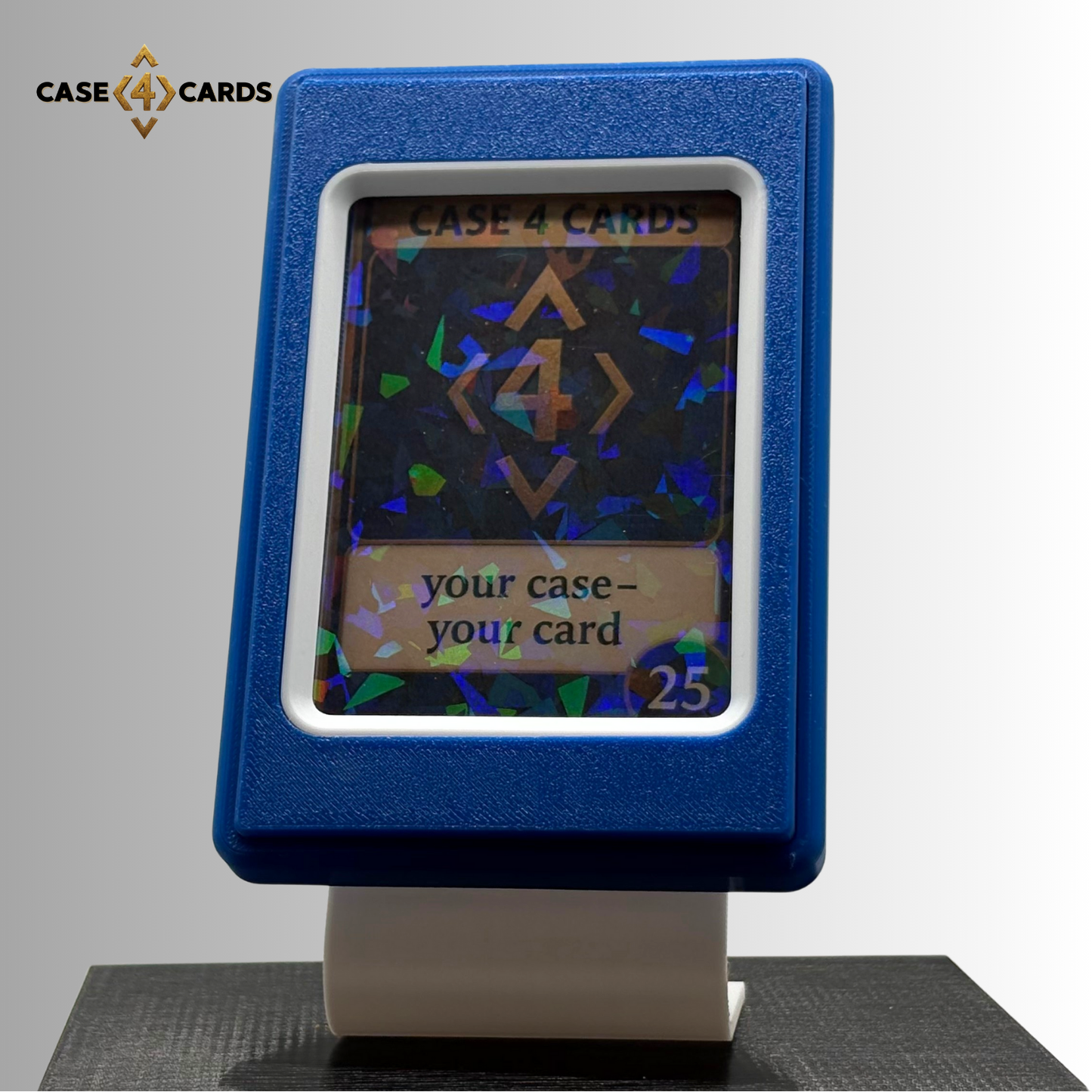 Case4Cards - Trading Card Case - Blau/Weiß