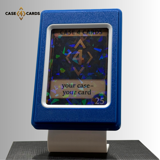 Case4Cards - Trading Card Case - Blau/Weiß