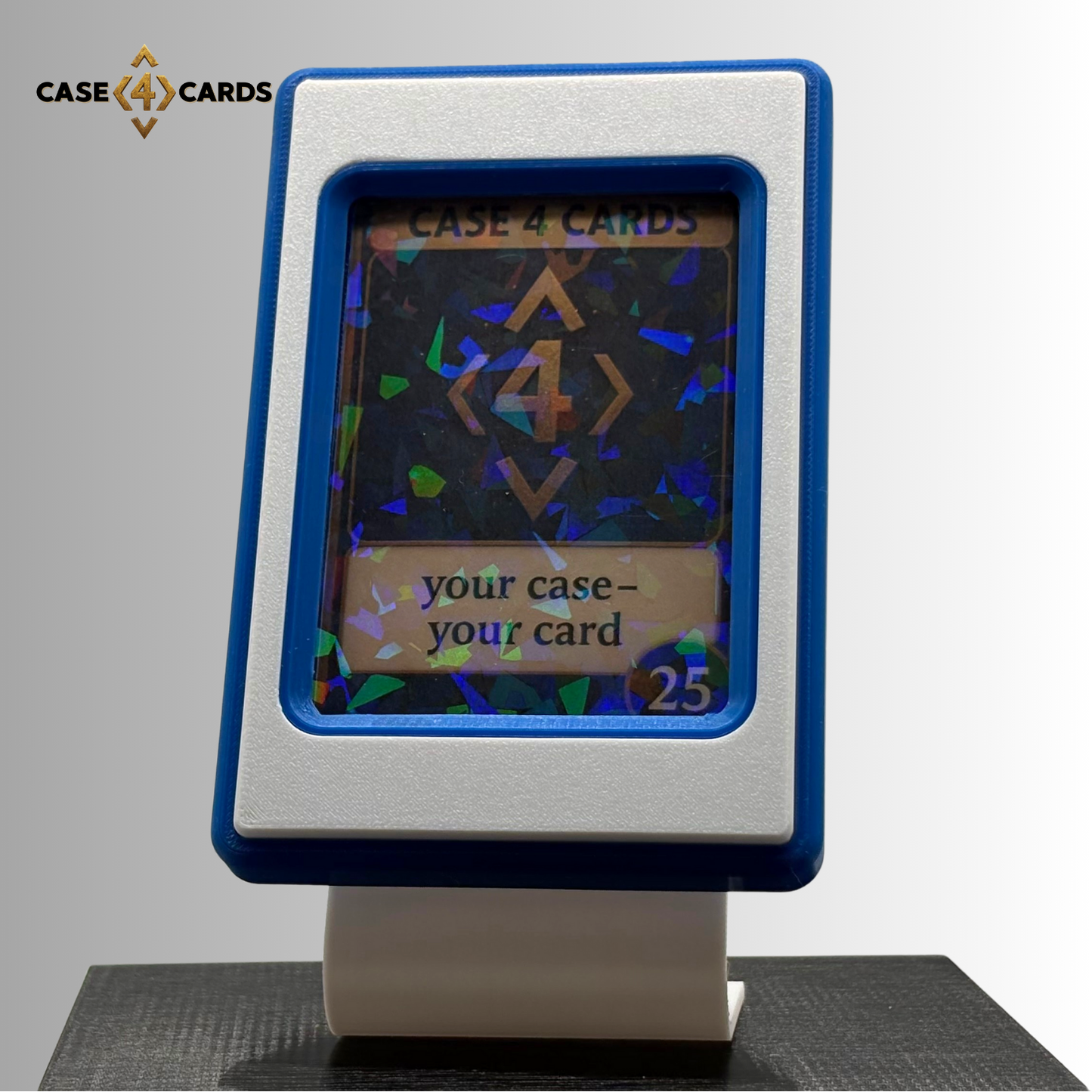 Case4Cards - Trading Card Case - Blau/Weiß/Blau