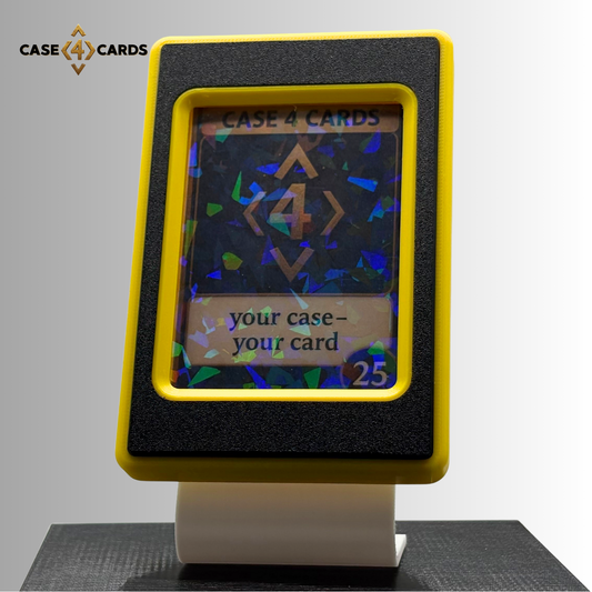 Case4Cards - Trading Card Case - Gelb/Schwarz/Gelb