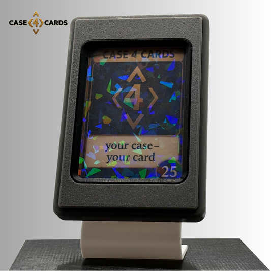 Case4Cards - Trading Card Case - Grau/Schwarz