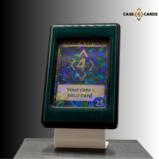 Case4Cards Premium - Trading Card Case - Schwarz/Dunkelgrün/Schwarz