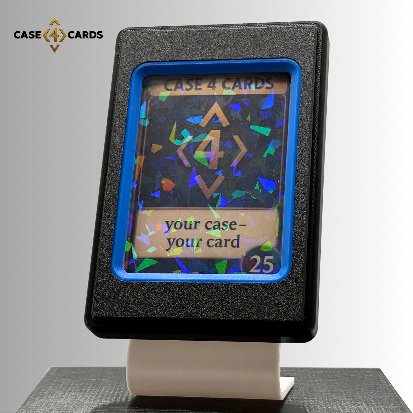 Case4Cards - Trading Card Case - Schwarz/Blau