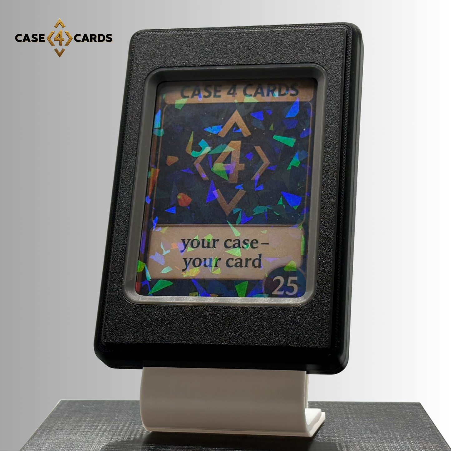 Case4Cards - Trading Card Case - Schwarz/Grau