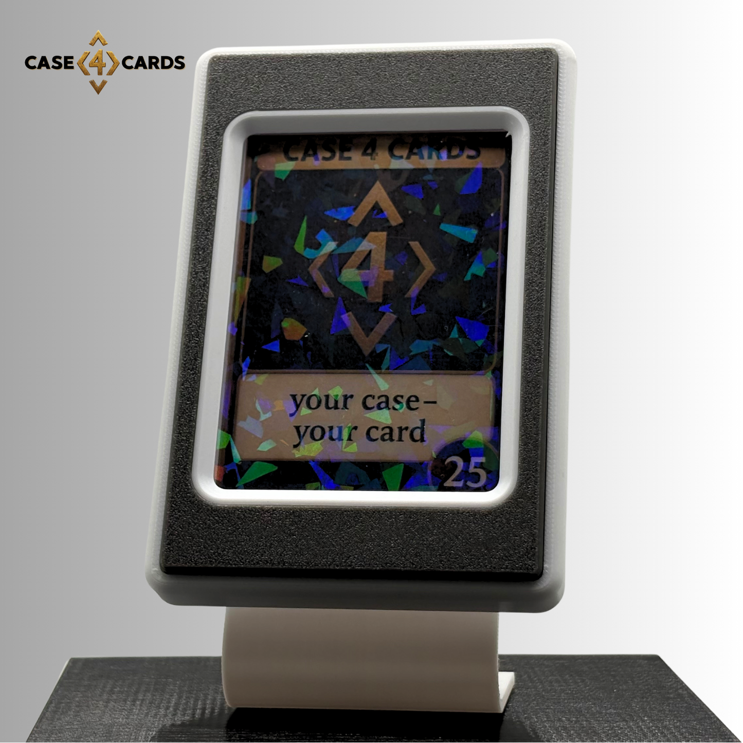 Case4Cards - Trading Card Case - Weiß/Grau/Weiß