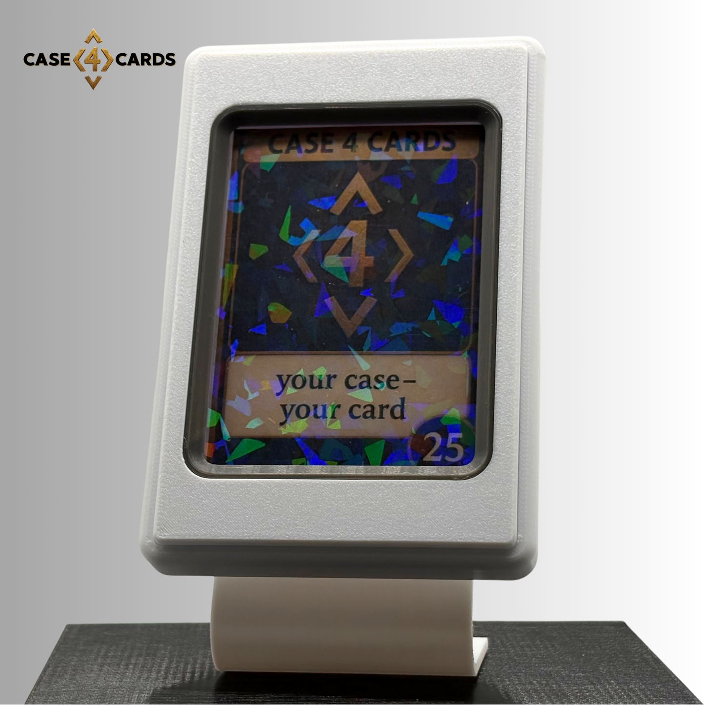 Case4Cards - Trading Card Case - Weiß/Grau